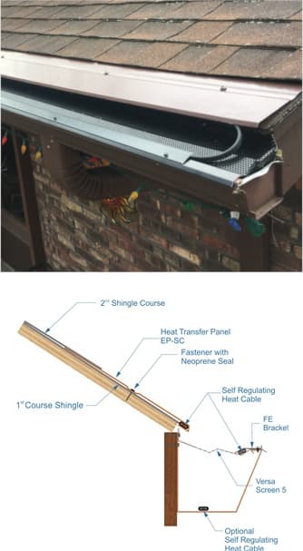 VersaScreen 5 IceBlaster FE with EMS Eave Panel (FE5 with EP-SO)