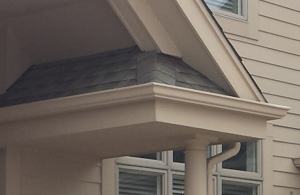 Photo of a gutter